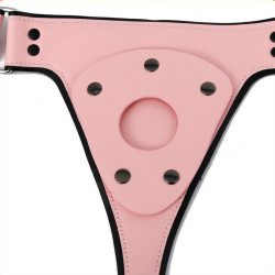 KinkHarness Harnais Gode-ceinture Pink Pants Rose